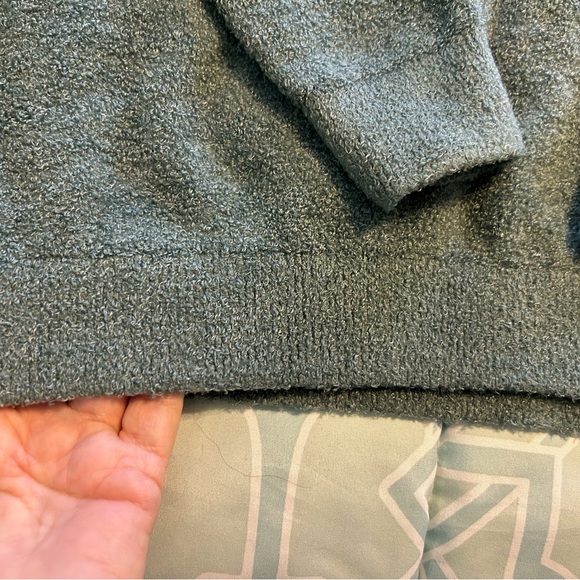 Barefoot Dreams Cozy Chic Lite Ribbed Collar Pullover - Picture 7 of 8